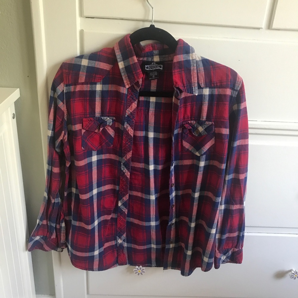 Red White & Blue Flannel